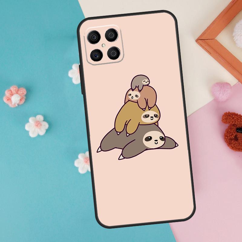 Sloth Cute Animal Case For Honor 200 Pro 50 70 90 X9a X8a X8 X9 X8b X9c X9b Honor Magic 7 5 6 Lite Pro Cover