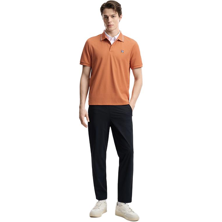 Men's FILA Polo Shirts Men's Lapel Moderate Straight Fit