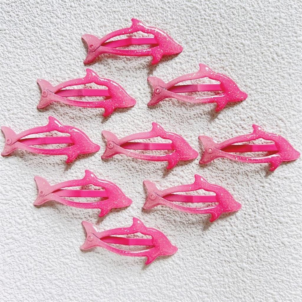 1 Pair Side Hair Clips Hairgrip Headdress for Daily Wearing Dolphin Headwear for Girl Barrettes Hairpin Hair Accessory