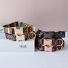 Ethnic Style Webbing Print Pet Collar Cute Dog Collar Outdoor Walking Dog Neck Ring Dog Collar Dog Chain