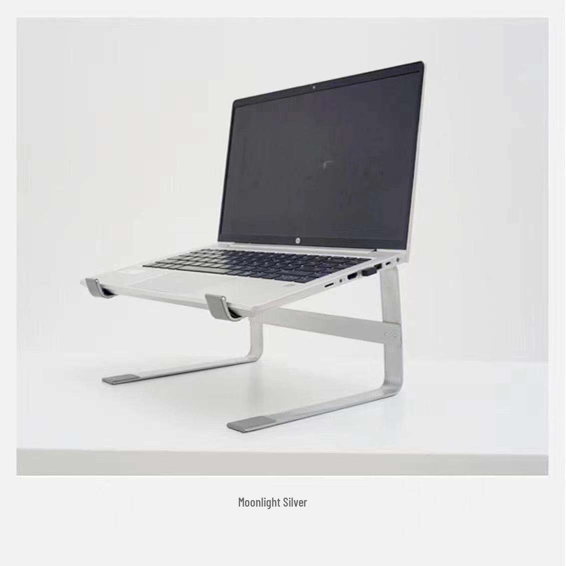 Dual-Layer Gaming Laptop Stand with Keyboard Holder - Detachable, Vertical Design for Enhanced Cooling