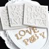 Fondant Molds Candy for Chocolate Alphabet Mould Letters Molds Fondant Tool Chocolate Mold