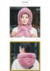 Women's Winter Set: Thick Head Wrap, Ear Protection Cycling Cap, and Plush Neck Warmer Hat