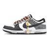 Nike Dunk Low top Skateboard Shoes Unisex Black DD1503-101(Team731-)