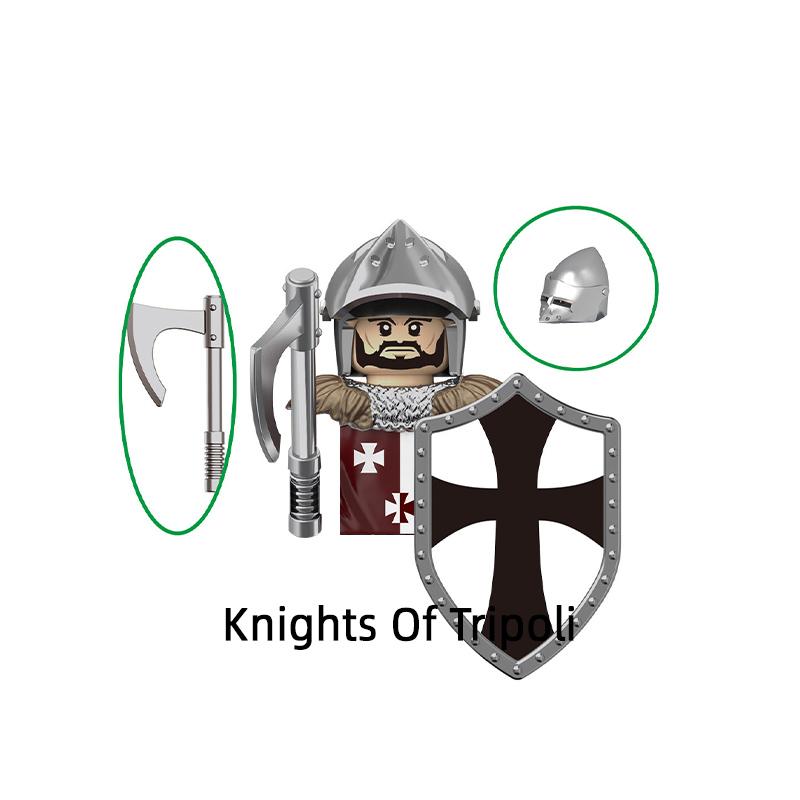 

Модель Рыцарей Иерусалима Триполи, блоки MOC, набор кубиков, подарки, игрушки для детей G0133