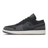 Air Jordan 1 Low SE Craft Inside Out - Juodi Vyriški Sportbačiai Šviesiai Grafito Spalvos, Burės, Cemento Pilki DN1635-001