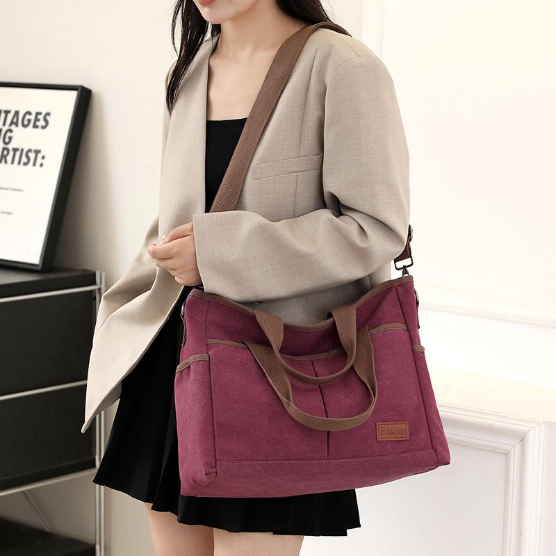 Women's Canvas Bag Shoulder Bag Small Bag Crossbody Bag Tote Bag