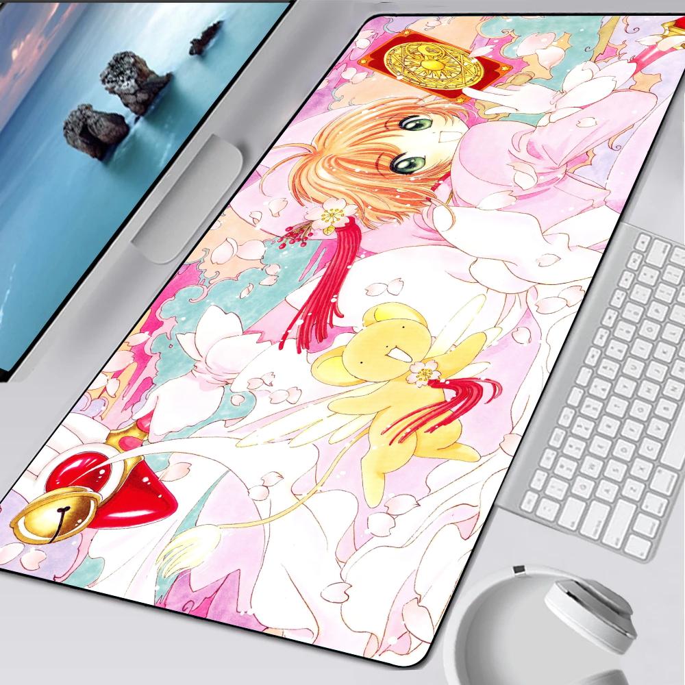 C-Card C-Captor Sakura Mouse Pad Rubber Mat Laptop Xxl Mousepad Notebook Gamer Computer Table Gaming Accessories