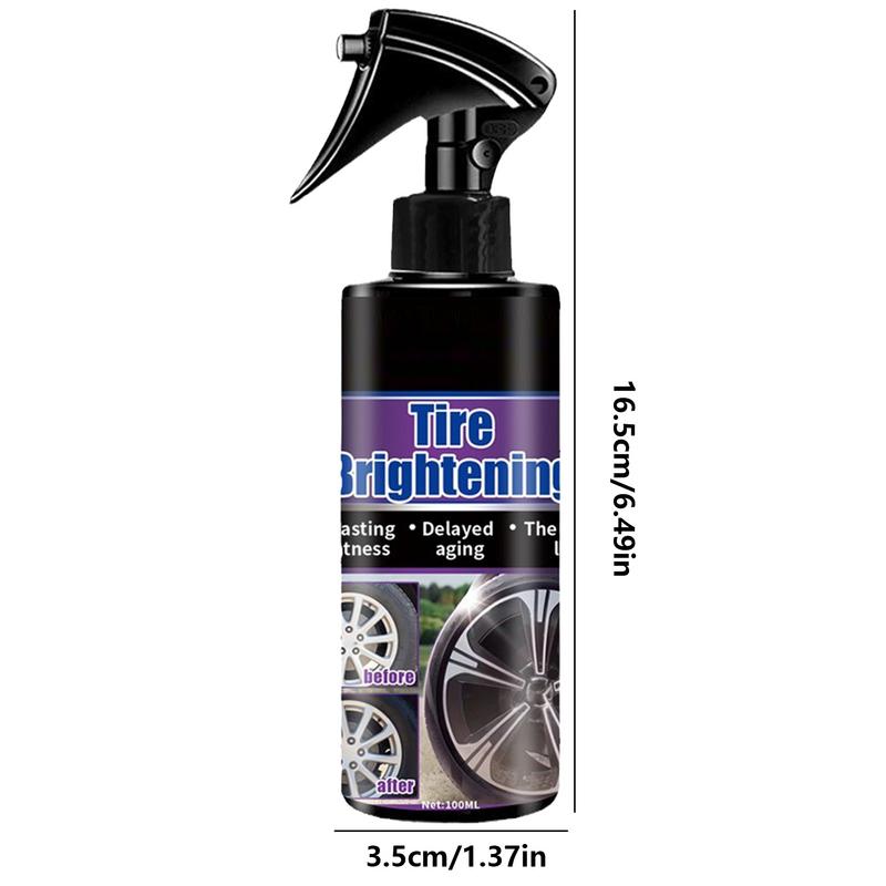 Long-Lasting Vehicle Tire Brightener 100ml Car Coating Agent Auto Scratch Remover Coating Agent Detailing Car Products