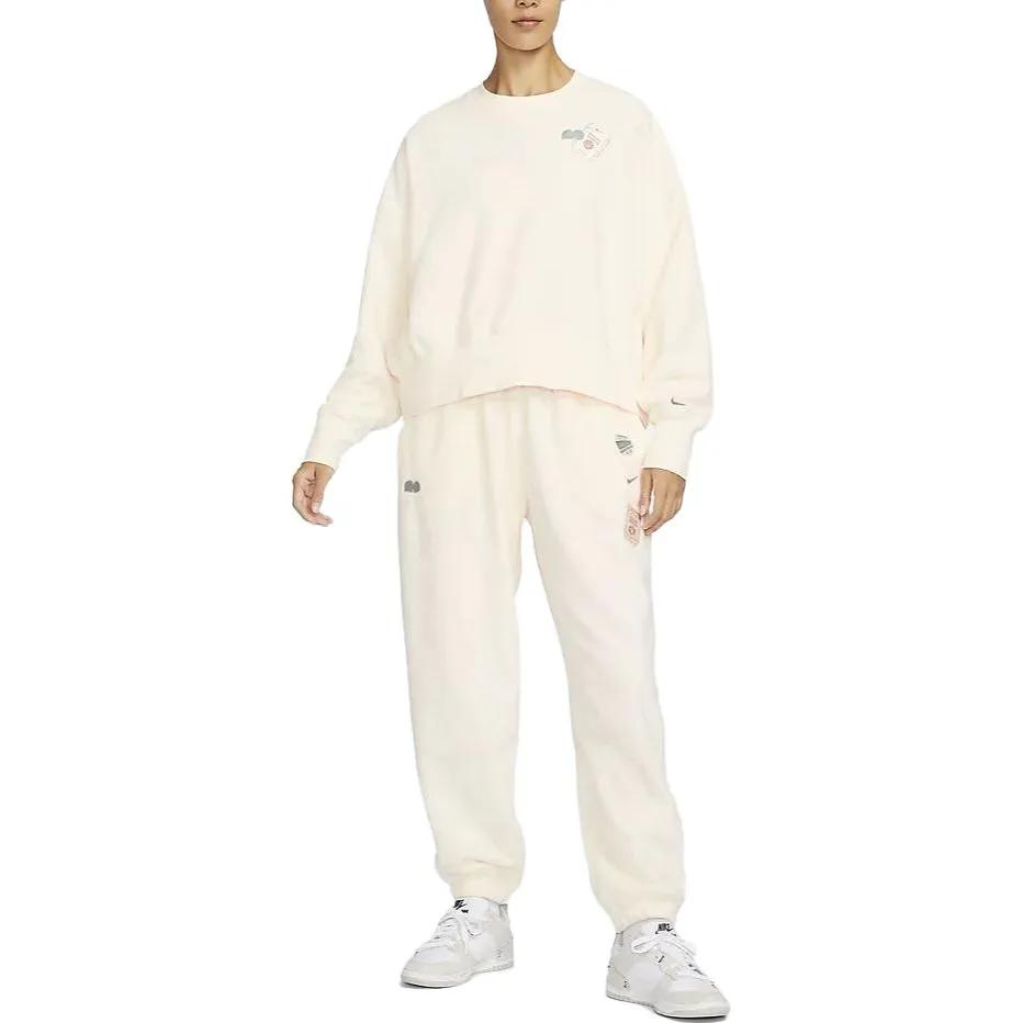 Nike Naomi Osaka Sweatshirt Women's Light Ivory White (Unisex) Sweatshirts FD5505 110