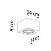 Plafon Ceramix 1 Gu10 Es111 Szary Beton Lumilo 08.423.83