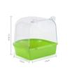 Removable Bath Box Bathing Basin Bird Cage Accessories Supplies For Small Birds Parrots