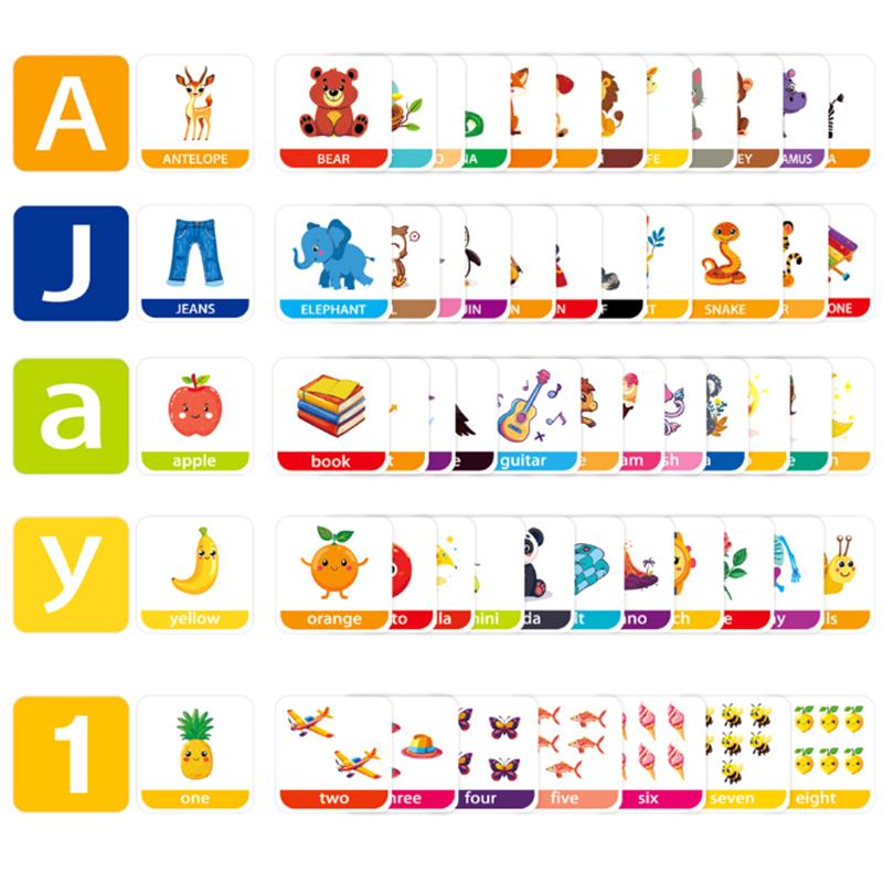 

Развивающие карточки для малышей Буквы алфавита Слова Флэш-карточки Детский сад Монтессо Игрушки для раннего развития Учебные пособия