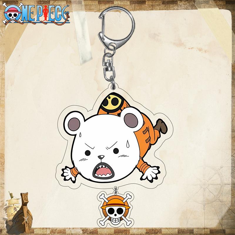 One Piece Luffy Acrylic Keychain - Chopper, Zoro, Anime/Manga, 2D Acrylic Keychain/Cartoon Keychain Gift