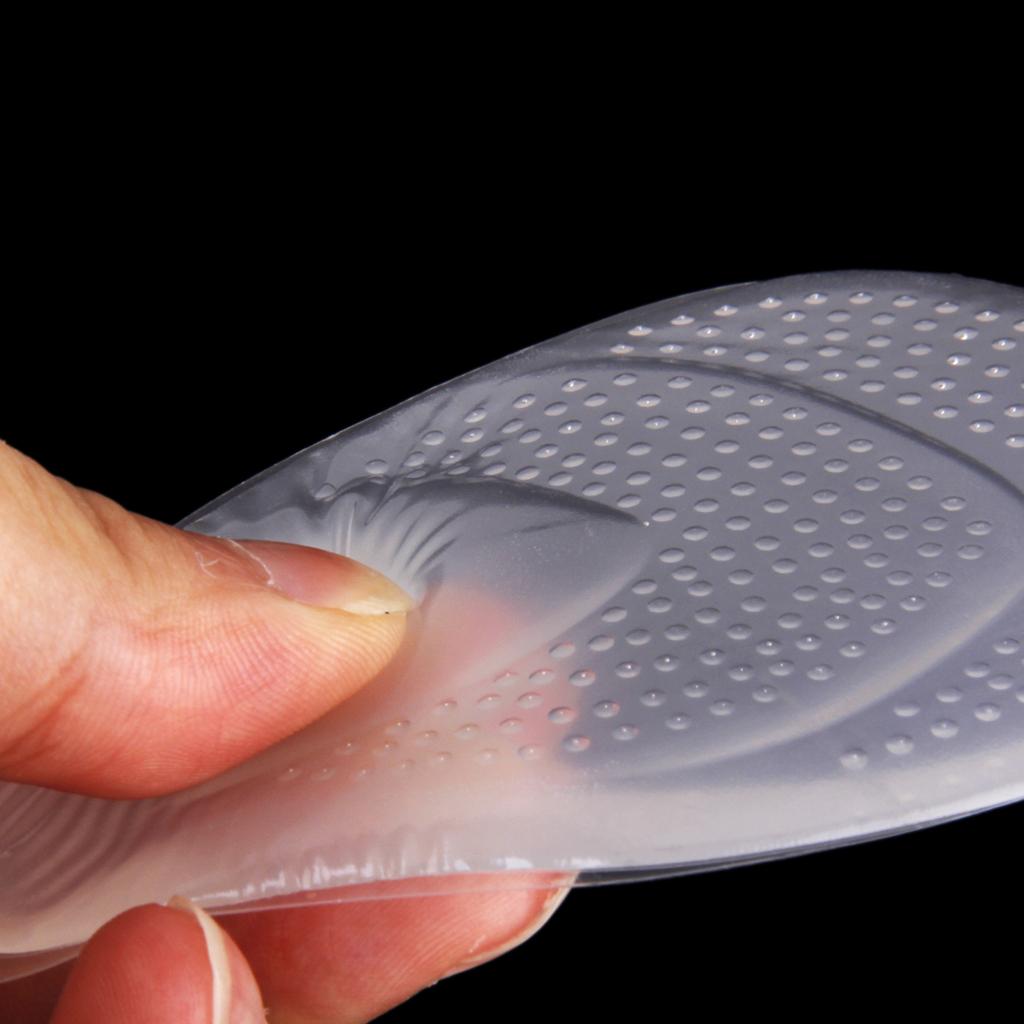 Anti-slide Shoes Pads Invisible Forefoot Insoles for Women