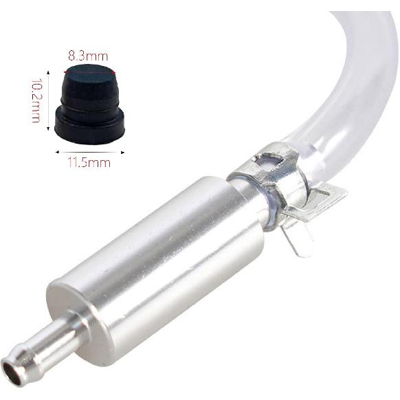 Brake Bleeder Hose, One Way Check Valve Tube Bleeding Tool Kit, Universal Car Motorcycle Clutch Brake Fluid Bleeder Kit Brake System Bleeding Tools