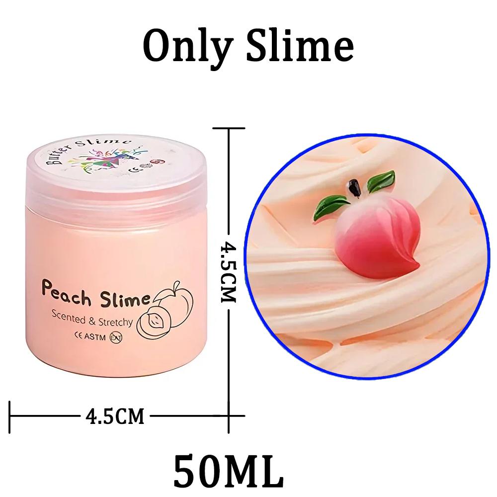 Toys 12pcs Round Jar Butter Slime 50ml Playset Soft Rubber Clay Children's Stress Relief Diy Birthday Gift Presents For Boys Girls And Girls