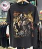 Fallout Vegas , Grunge Vintage 2010 Unisex Shirt Cotton Oversize Large Size