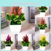 Exquisite Bonsai Simulation Artificial Plants Flowers In Pots For Home Office Decor