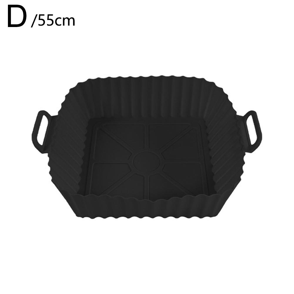 Reusable Silicone Basket Airfryer Baking Tray Silicone Mold for AirFryer Pizza Fried Chicken Basket Air Fryer Liners Accessories