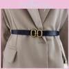 Women Leather Waist Belt Accessories With Alloy Buckle For Dresses And Outerwear