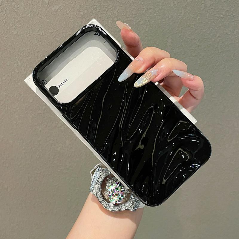 3D Curly Wavy Texture Phone Case For For Iphone 17 Air 16 1 14 Plus 13 Pro Max Soft Shockproof Phone Back Cover