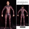 Sexy Men Body Sculpting Tights Oil Shiny Glossy Leotard Elastic Open Zipper Jumpsuit Exotic See Through Catsuit Body Stockings