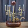 Vintage Decor Orrery Art Masterpiece Antique Decor, A Luxury and Unique Artwork One of a Kind Gift for Husband, with 7 Celestial Bodies