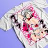2026 Summer Hot Sale NieRAutomata YoRHa 2B Graphic T-shirt Men Women Vintage T-shirt Print Crew Neck Short Sleeve Casual T Shirt