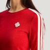 Adidas Chinese New Year Year Of The Horse Limited Edition Cny New Year Soft Skin-Friendly Sports Casual Slim Fit Long Sleeve T-Shirt Women tops KW4676