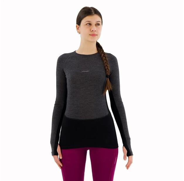 

Icebreaker Базовый слой с длинным рукавом Zone Knit 200 Crewe S