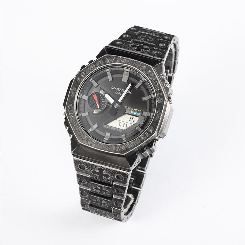 CASIO Custom Collection Quartz Movement Watch Unisex Black Dial GA-B2100-1A(Team788--)