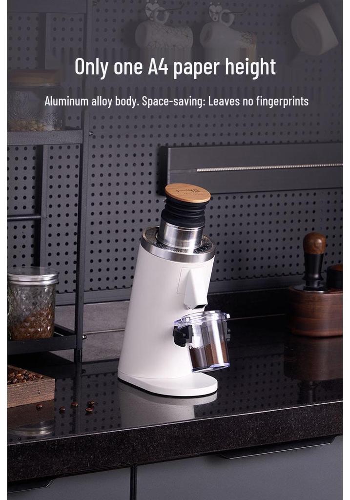 Kajia DF54P Professional Home Coffee Grinder - Golden Cup Flat Burr, Single Dose, Italian Hand Drip.