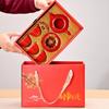 Persimmon Ceramic Kung Fu Tea Set Wedding Gift Chinese Red Wedding Banquet Set Gift Box Tea Set
