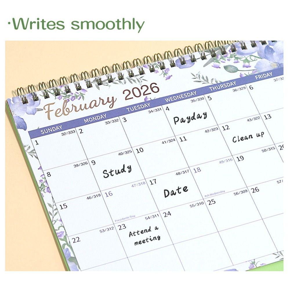 Creative 2026 Desktop Calendar Portable Annual Schedule Organizer Time Manegement Organizers  Gifts