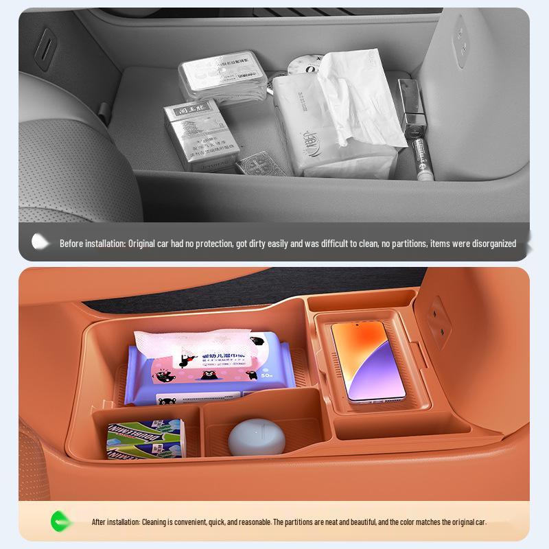 Silicone Storage Box for AITO M7 Gen 2 Center Console – Glasses Holder & Interior Accessory