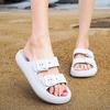 Women's Thick-Soled 4cm Platform Slippers Summer New Non-Slip Casual Beach Sandals Outdoor Indoor Comfortable Buckle Slides