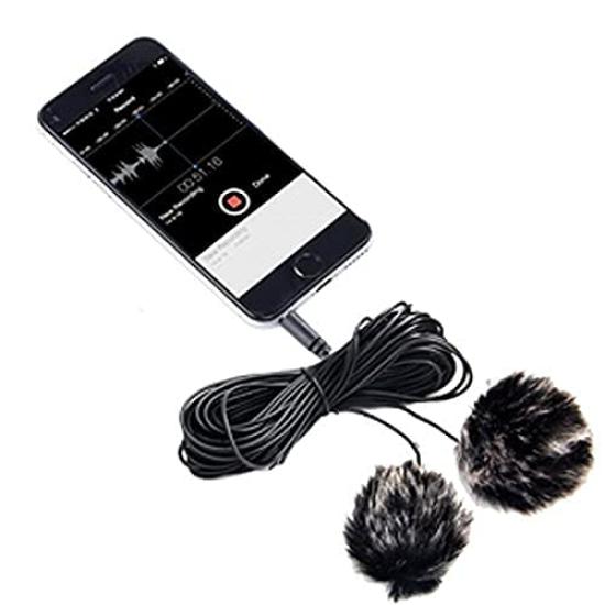 Nicama LVM2 Mini Clip Pin Condenser High for Digital SLR iPad Android Compatible Mini Plug Microphone, Microphone, Microphone, Omnidirectional,