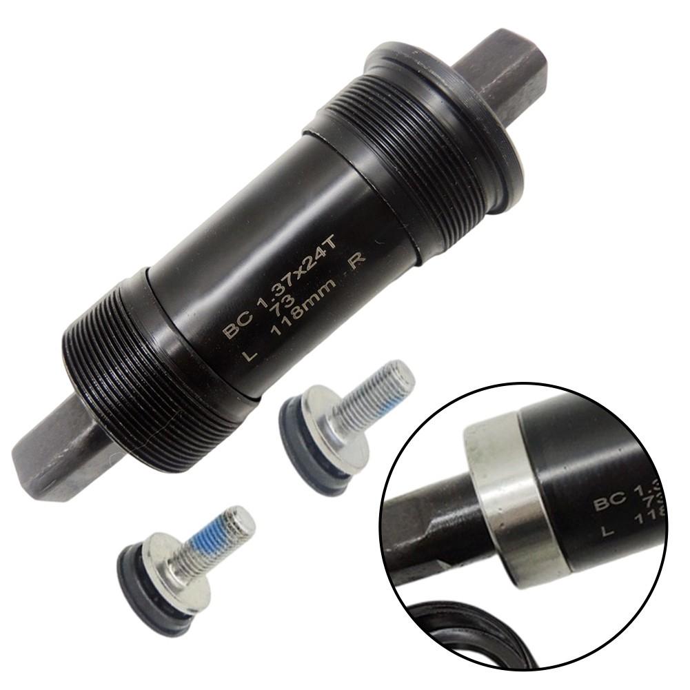 73 118mm Alloy Bottom Bracket Ideal for Electric and Mountain Bikes with Bolts