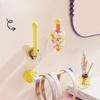 Suction Cup Hook Non-drilling L-shaped Hair Band Storage Rack Bathroom Movable Towel and Hair Band Storage Rack