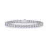 Stacked Bracelet Bracelet Women'S 925 Silver-Plated 18K Gold Design Light Luxury Moissanite Tennis Bracelet