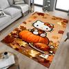 1pc Hello Kitty Thanksgiving Carpet Office Rug Outdoor Mat Home Decor Area Carpet Festival Gift Office Desk Chair Carpet