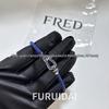 Fei Jia Horseshoe & Eight-Character Buckle Diamond Nylon Bracelet for Couples