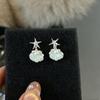 Elegant Freshwater Pearl Starfish Stud Earrings for Women – Simple, Sweet, Vacation-Style Ear Jewelry