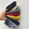 Retro Korean Style Knitted Hats Short Warm Skullcap Flanged Fisherman Beanies Autumn and Winter