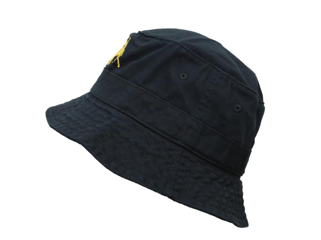 (Polo Ralph Lauren) Men's and Women's Match Pony Embroidered Cotton Bucket Hat 01080131-SM-BLACK [Used]