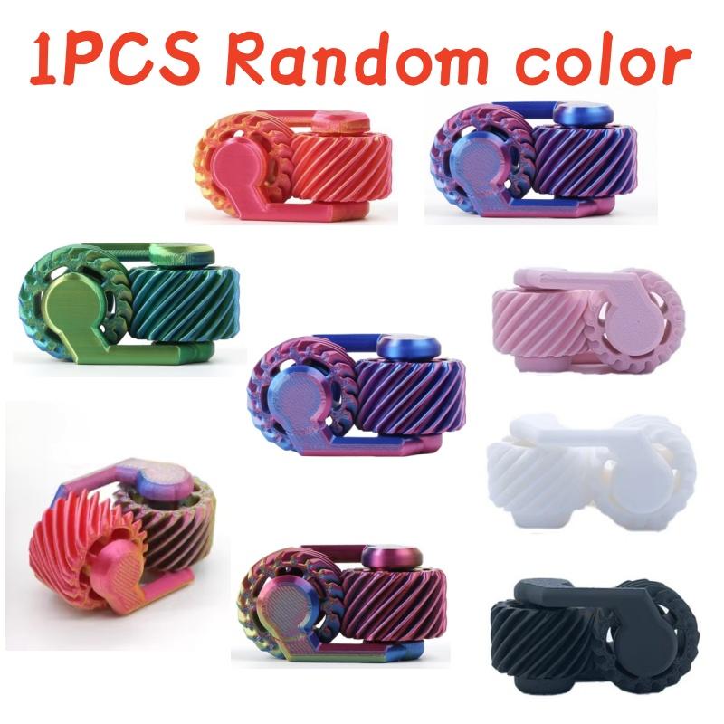 

3D Printed Fidget Spinner Fingertip Gear Mini Gyroscope Stress Relief Decompression Toy Gift for Adults Teens Kids Party Favors