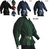 Mittelalterliche Renaissance Herren Stehkragen Ritter Oberteil Schnür-T-Shirt Kostüm für stilvolles Cosplay