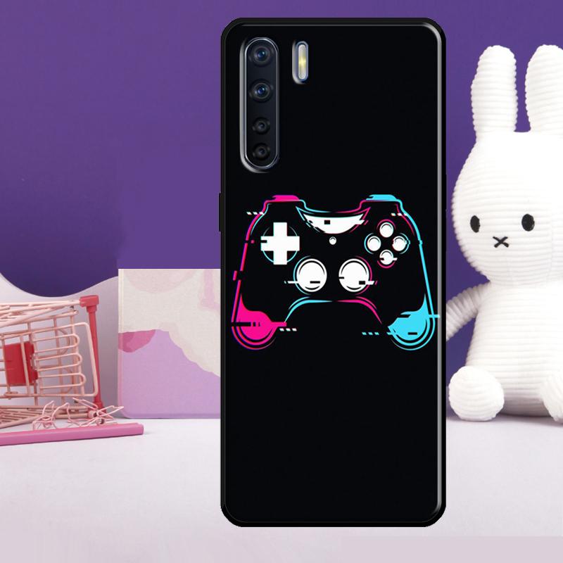 Cool Gaming Controller Case For Oppo A54 A74 A94 A80 A60 A40 A18 A38 A58 A78 A98 A96 A76 A16 A15 A17 A57 A77 A5 Pro