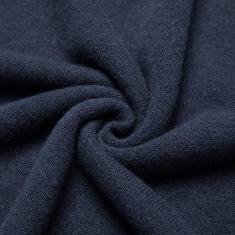 Wollpullover für Herren, Winter, neue Wolle, Rundhalsausschnitt, gestrickt, Hemd mit Boden, warmer Pullover für Herren